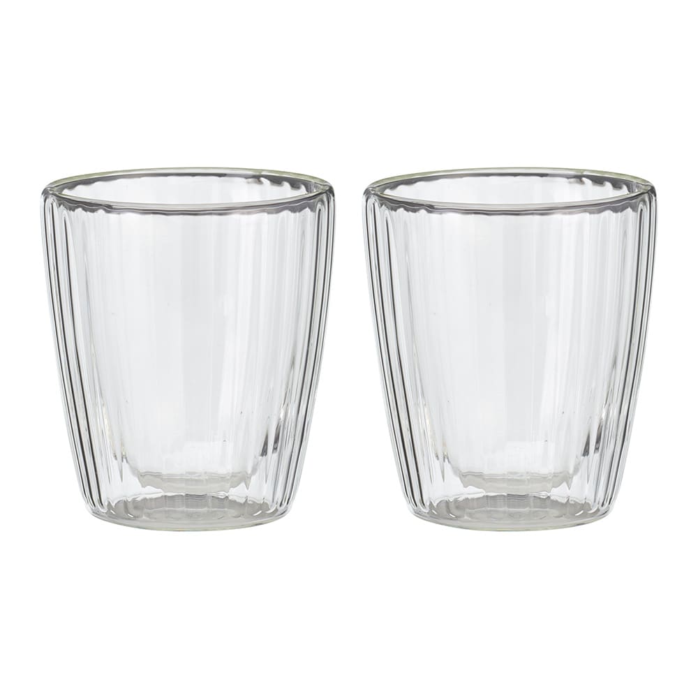 Dobbeltvæggede kaffeglas 250 ml, 2-pak / Termoglas / Dobbeltvæggede kaffeglas