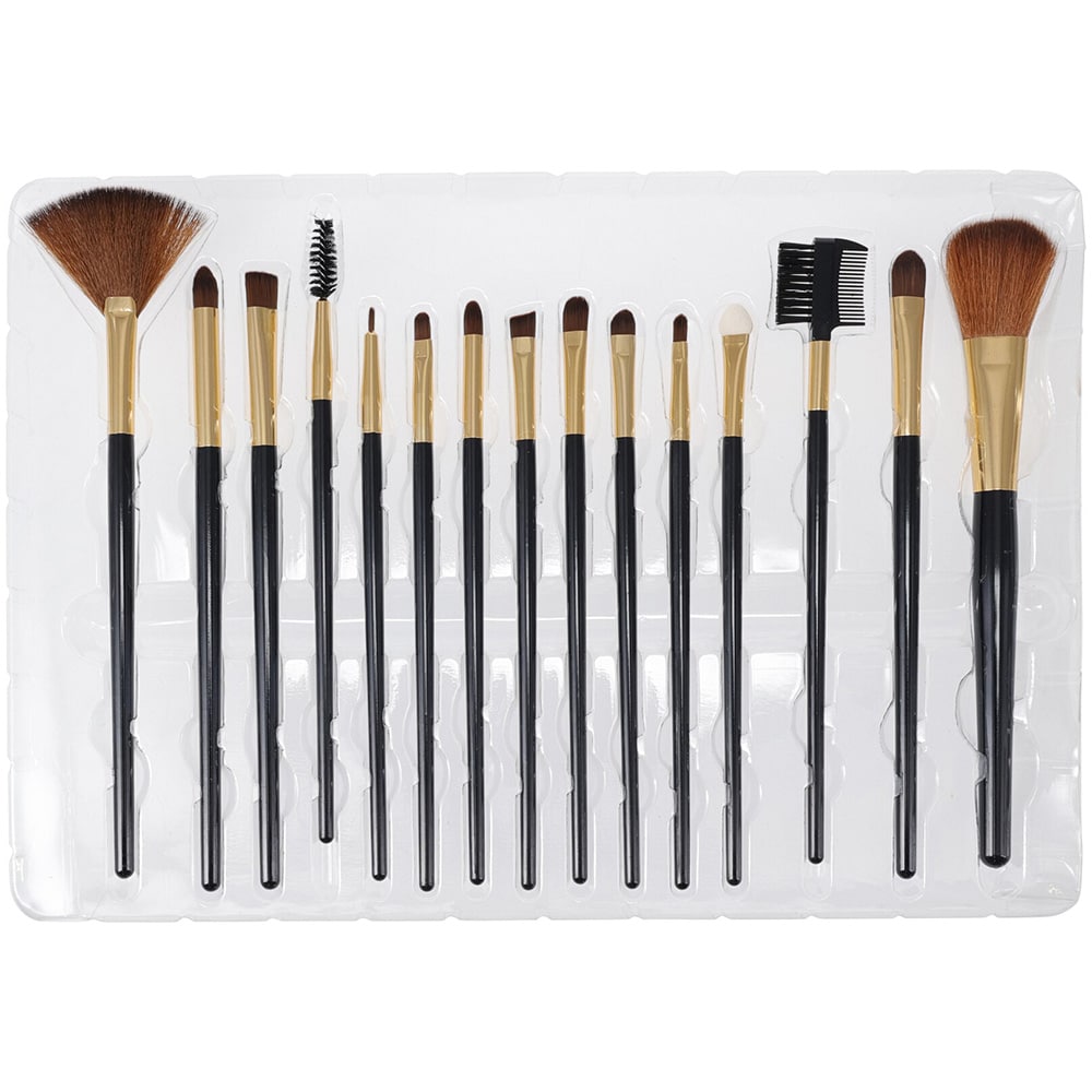 Makeupbørster, 15 dele / Makeupbørstesæt / Makeupbørster