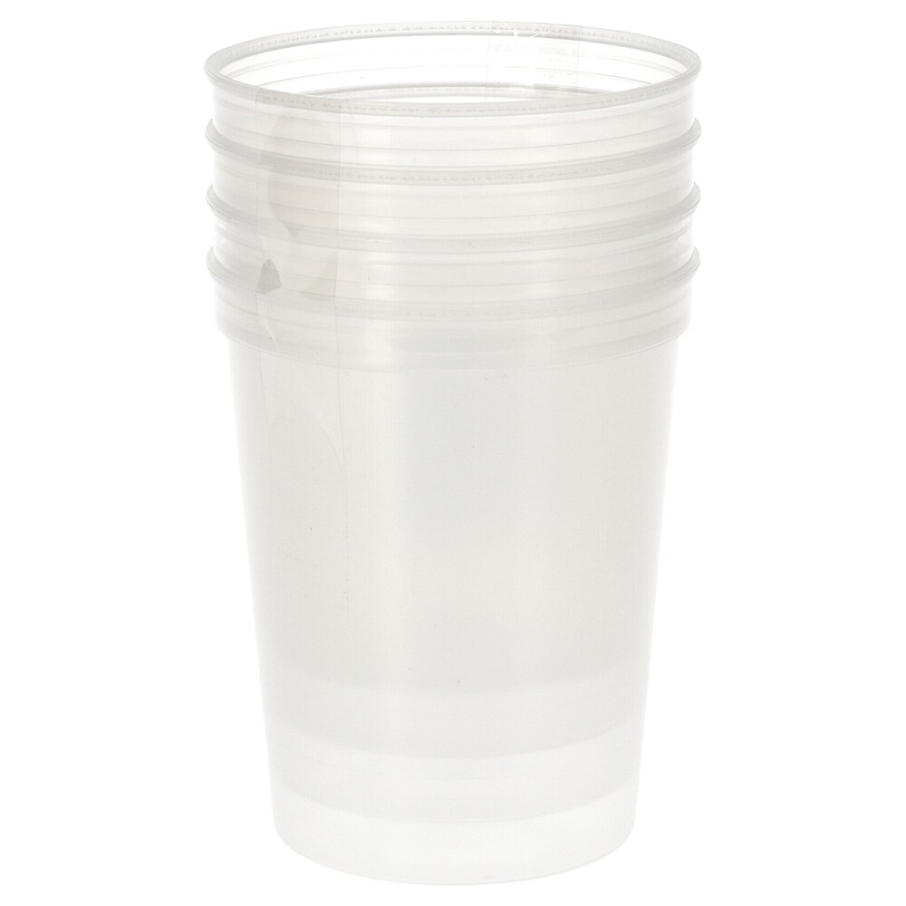 Plastdrikkeglas 500 ml, 2x6-pak – Gennemsigtige / Plastglas / Genanvendelige drikkeglas
