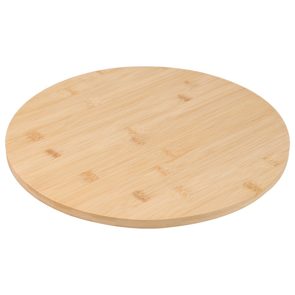Roterende serveringsbakke i bambus, Ø 35 cm / Roterende bakke i bambus / Roterende ostebakke