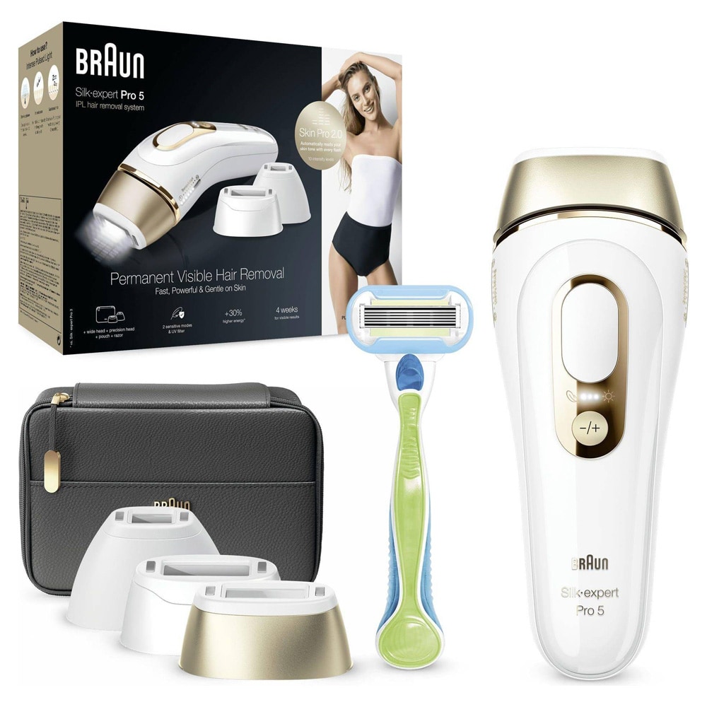 Braun Silk-expert Pro 5 PL5243 / IPL-hårfjerner / Lysbaseret hårfjerning