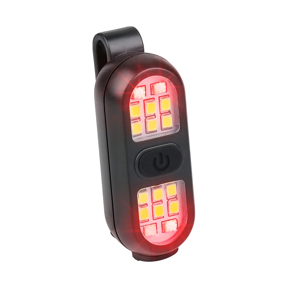 LED-klipslampe, genopladelig – Svart / Klipslampe / Læselampe med klemmefæste