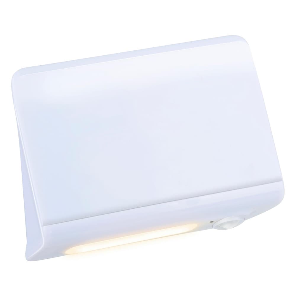 LED-lampe med bevægelsessensor og varmhvidt lys – Svart / Bevægelsesstyret LED-lampe / LED-lampe til vægmontering