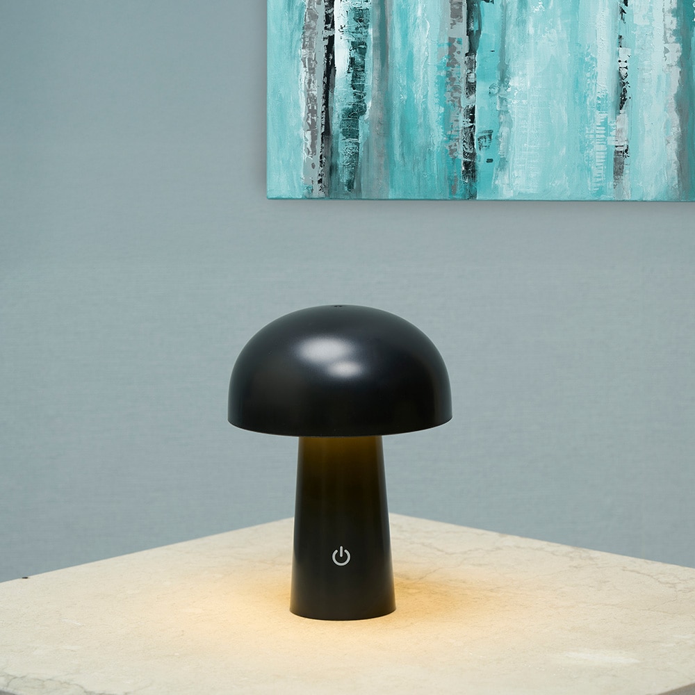 Bordlampe i svampeform, LED / Svampeformet LED-lampe / Dekorativ bordlampe