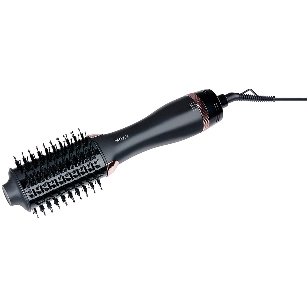 Mexx Varmluftsbørste 38 cm – Svart / Hårtørrerbørste / Volumenbørste med varmluft