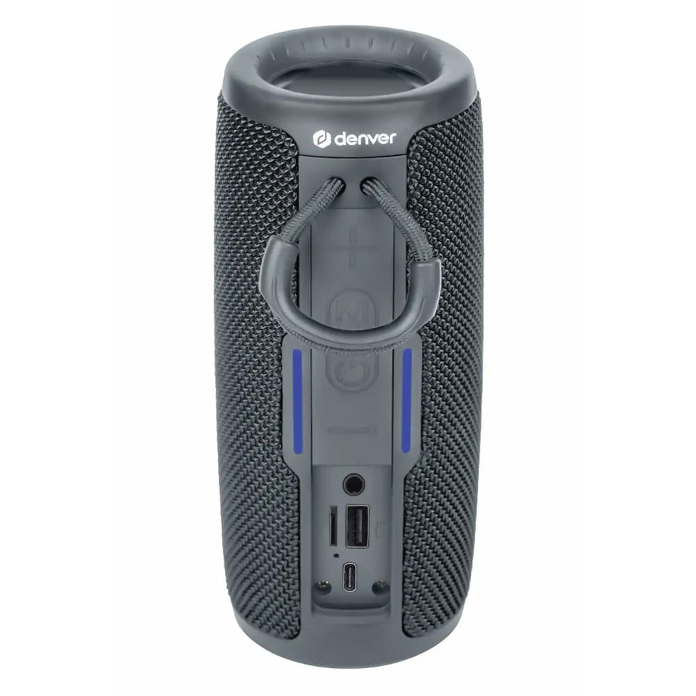 Denver BTV-150GR Bluetooth-højttaler – Grå / trådløs højttaler / bærbar højttaler