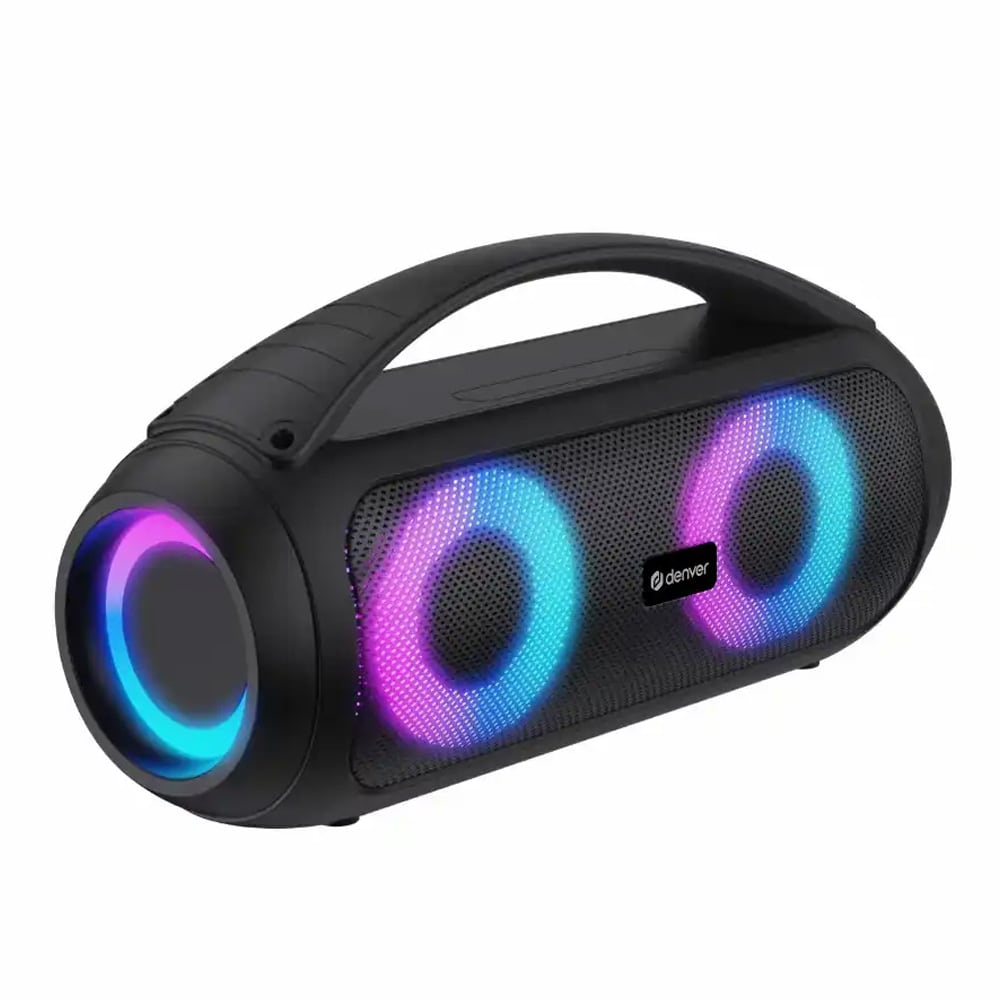 Denver BTG-618 Boombox med LED / Bluetooth-højttaler / festhøjttaler