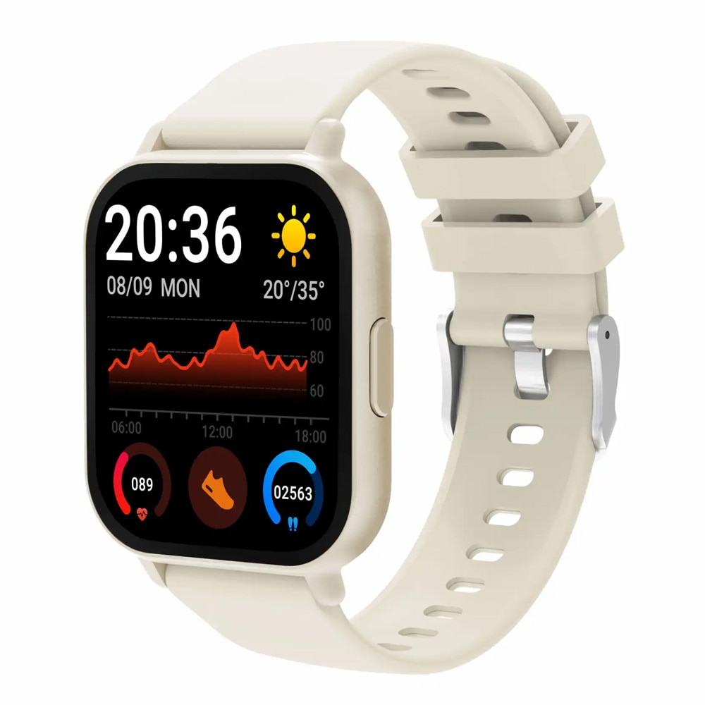 Denver SWC-176BE Smartwatch – Beige / aktivitetsur / træningsur