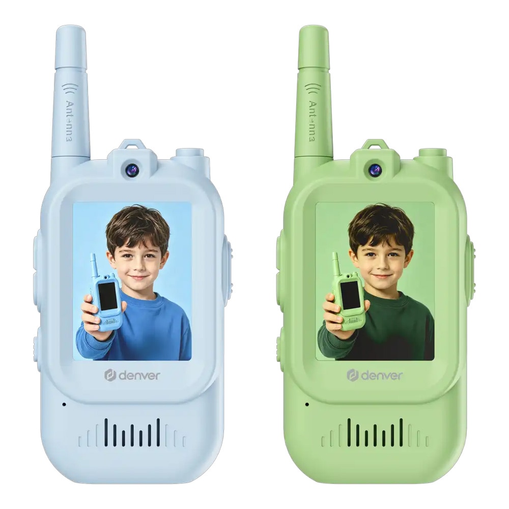 Denver WTV-462BUGN walkie-talkie med LCD-skærm / video-walkie-talkie / radiotelefon med skærm