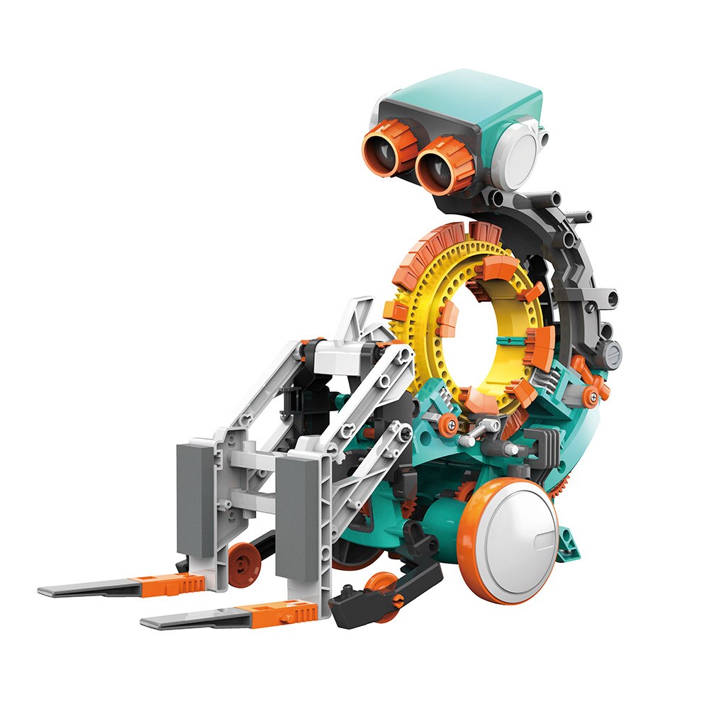 Construct & Create 5i1 mekanisk programmeringsrobot / mekanisk programmeringsrobot / pædagogisk byggeprojekt