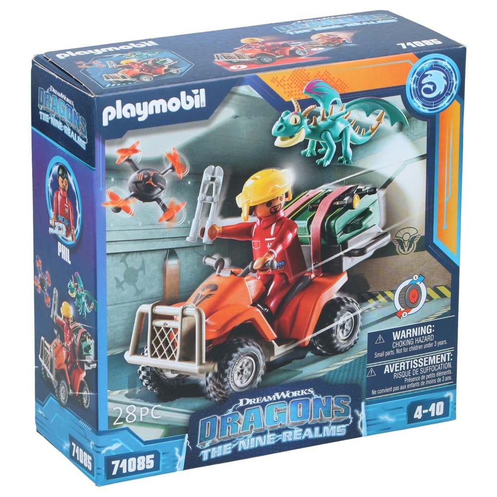 Playmobil DreamWorks Dragons The Nine Realmes / Icaris Quad 71085 / Legesæt med Phil og dragen