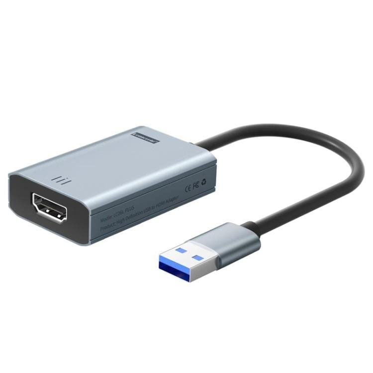 Lemorele LC06 Plus USB til HDMI-adapter / videoadapter til skærm, TV og projektor
