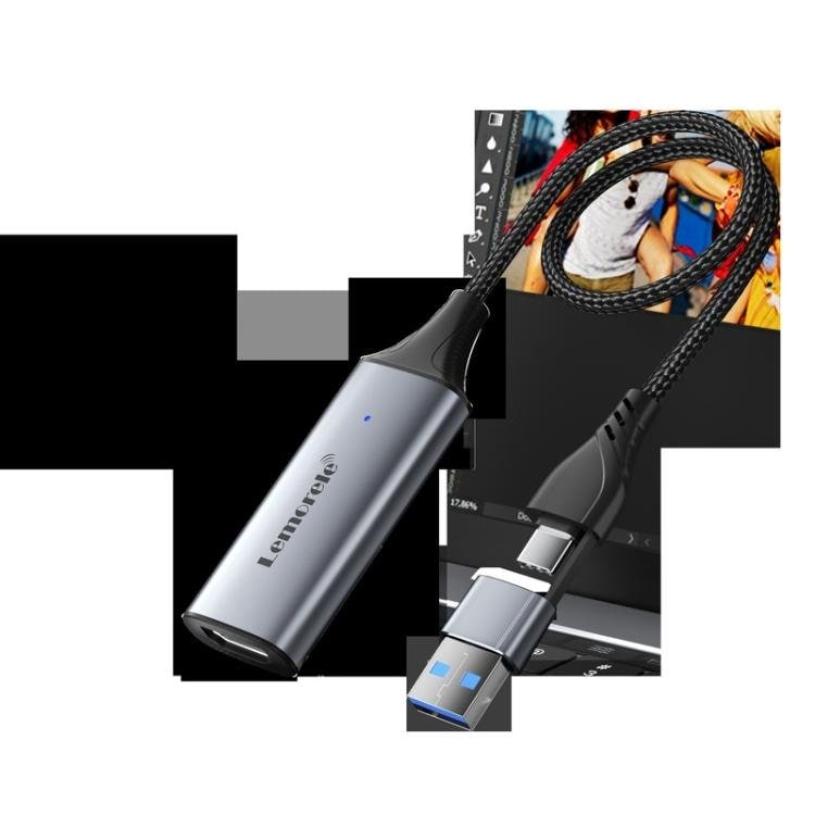 Lemorele AC05 videooptagelseskort 4K / optagelseskort til video / capture card 1080p 60 fps