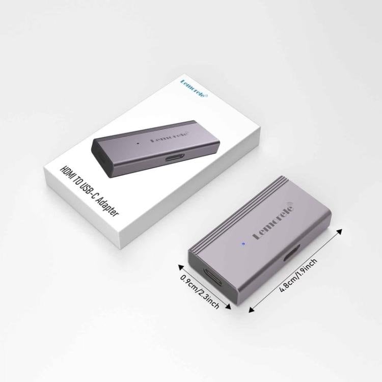 Lemorele LD48L USB-C-hub / dockingstation med 4K HDMI, PD-opladning, USB og SD/TF-kortlæser