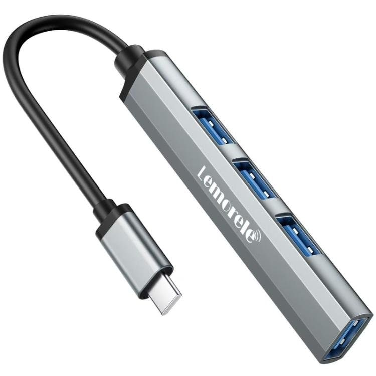 Lemorele TC57 4-i-1-dockingstation med HDMI 4K og 100 W PD / USB-C-hub / multiportadapter