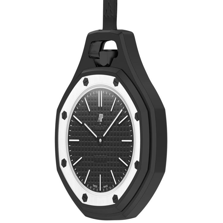 Beskyttelsescover til Swatch Royal Pop / Audemars Piguet / blødt silikonecover – Sort
