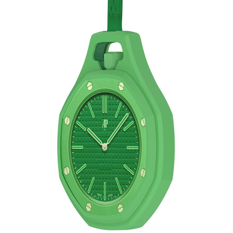Beskyttelsesskal til Swatch Royal Pop / Audemars Piguet / blødt silikoneskal til ur – Limegrøn