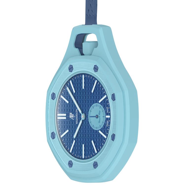 Beskyttelsescover til Swatch Royal Pop / Audemars Piguet / blødt silikonecover – Himmelblå