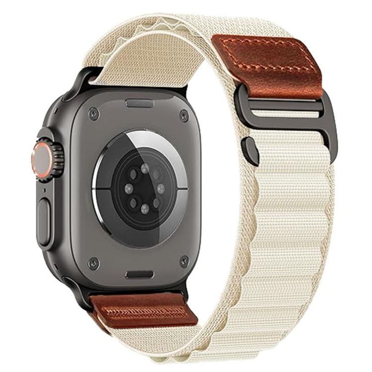 Nylonarmbånd til Apple Watch 44, 45, 46 og 49 mm – Starlight – Alpina Loop – Nylonarmbånd