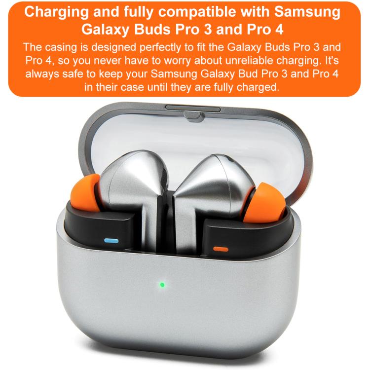 Ørepropper i memory-skum, 4 par til Galaxy Buds3 og Buds4 Pro – Orange – Ørepropper