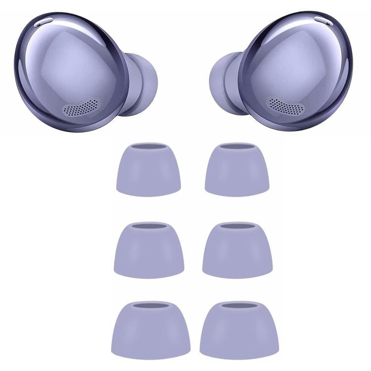 Silikone-ørepropper, 3 par til Galaxy Buds Pro – Lilla / Silikone-ørepropper / Reservedele