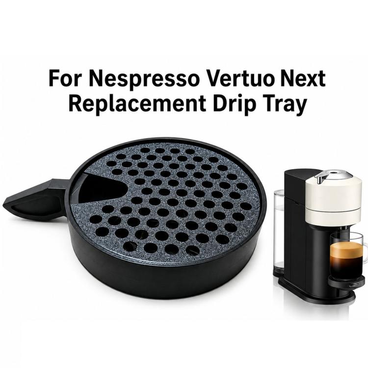 Drypbakke med koppholder til Nespresso Vertuo Next – Svart / Drypbakke / Drypskål