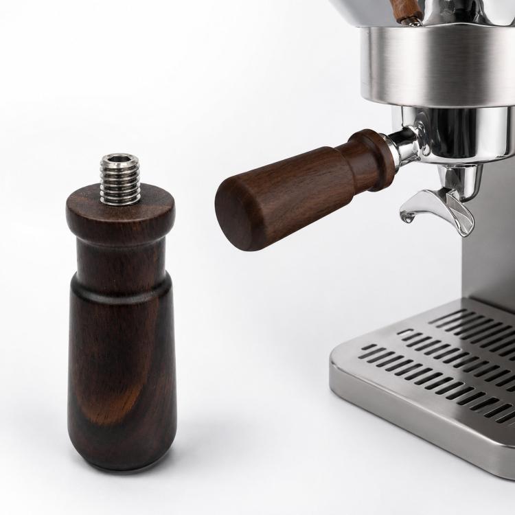 Håndtag i valnød, 71 mm, til M10-espressofilterholder / Portafilterhåndtag / Træhåndtag