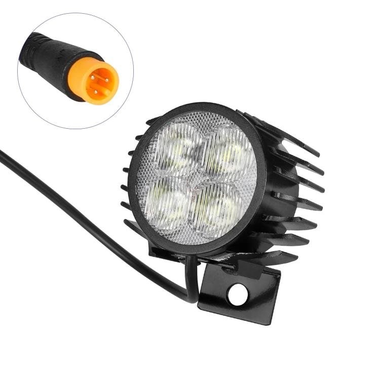 LED-forlygte til Kukirin G2 Master / El-scooterlampe / Forlygte med signalhorn