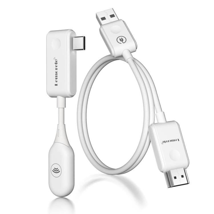 Lemorele trådløs USB-C-sender P10 til billedoverførsel 1080p 50 m / Billedsender / USB-C-adapter