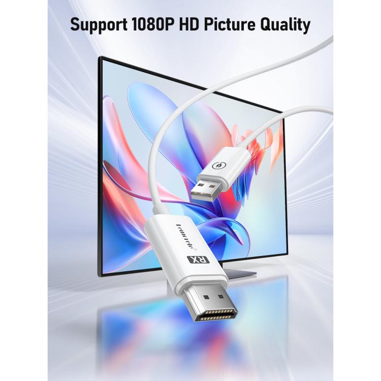 Lemorele P100 trådløst HDMI-sendersæt / 1080p sender og modtager med op til 50 m rækkevidde