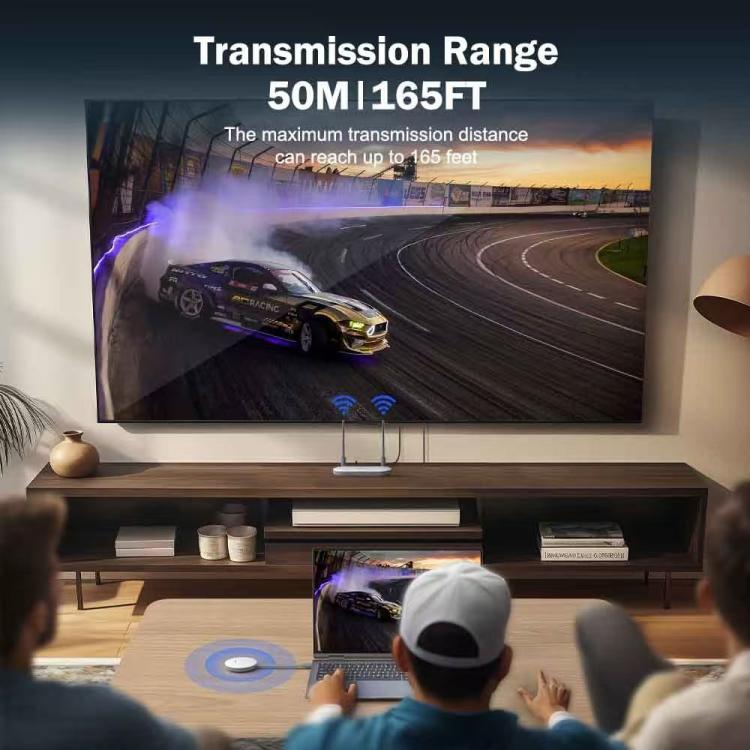 Lemorele G60 trådløst USB-A præsentationssæt / 1080p sender og modtager med HDMI, VGA og lydudgang
