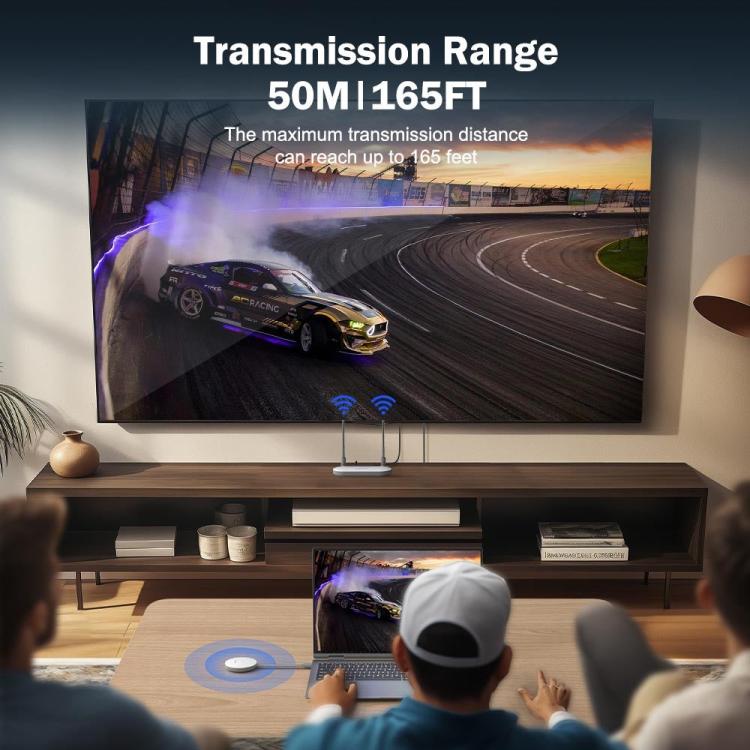 Lemorele G52R1 trådløst HDMI-sendersæt / 1080p sender og modtager med HDMI, VGA og lydudgang