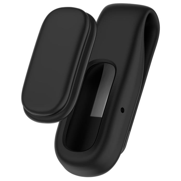 Silikonebeskyttelsesetui med klips til Fitbit Air – Svart / Etui med klips / Beskyttelsesholder