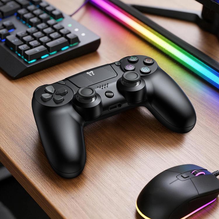 Trådløs controller til Sony PS4 / Bluetooth-spilcontroller med vibration – Sort