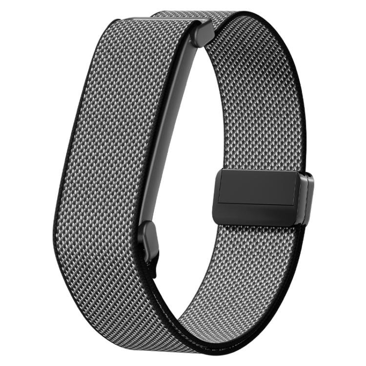 Urem til Fitbit Air i elastisk nylon – Svart / Nylonrem / Rem til Fitbit