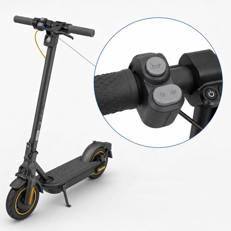 Styremodul med signalhorn og blinklys til Segway Ninebot Max G2 – Svart / Styremodul / Betjeningsenhed