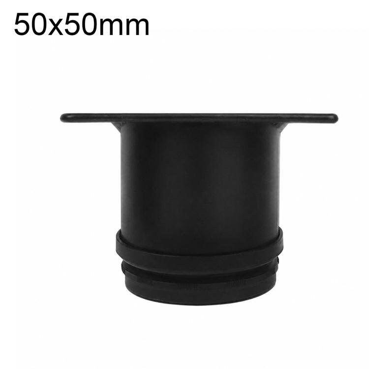 Justerbare møbelben i rustfrit stål 50x50 mm – Svart / Støtteben / Møbelstøtte