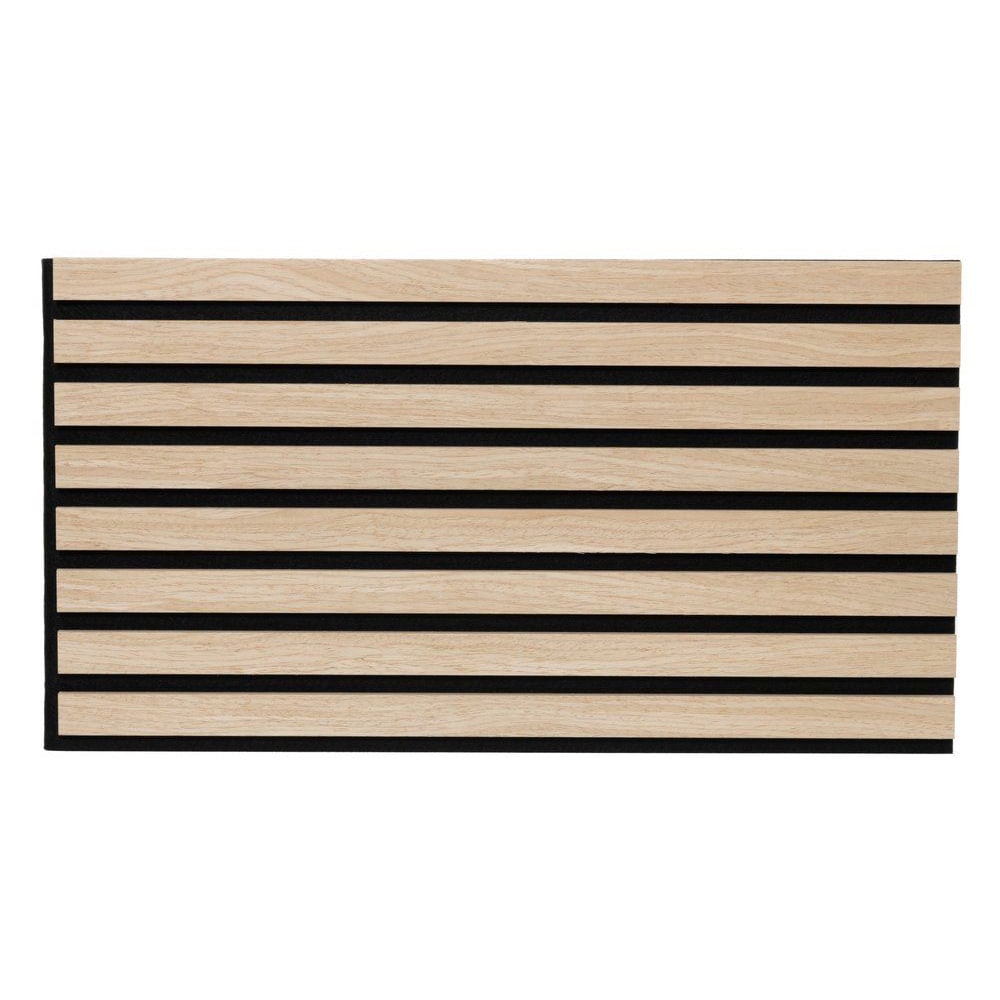 Akustisk vægpanel 32 x 240 cm – Eg / Akustikpanel / Lydabsorberende ribbepanel i MDF