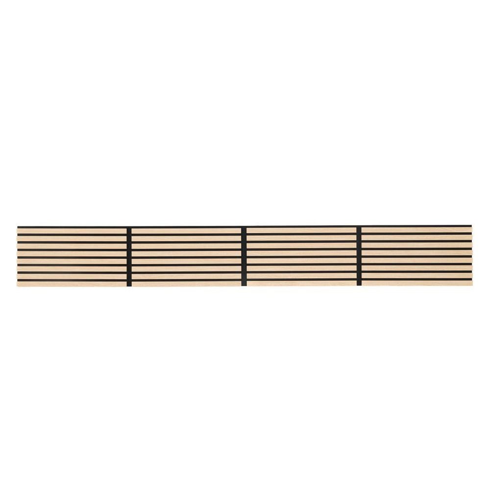 Akustisk vægpanel 32 x 240 cm – Eg / Akustikpanel / Lydabsorberende ribbepanel i MDF