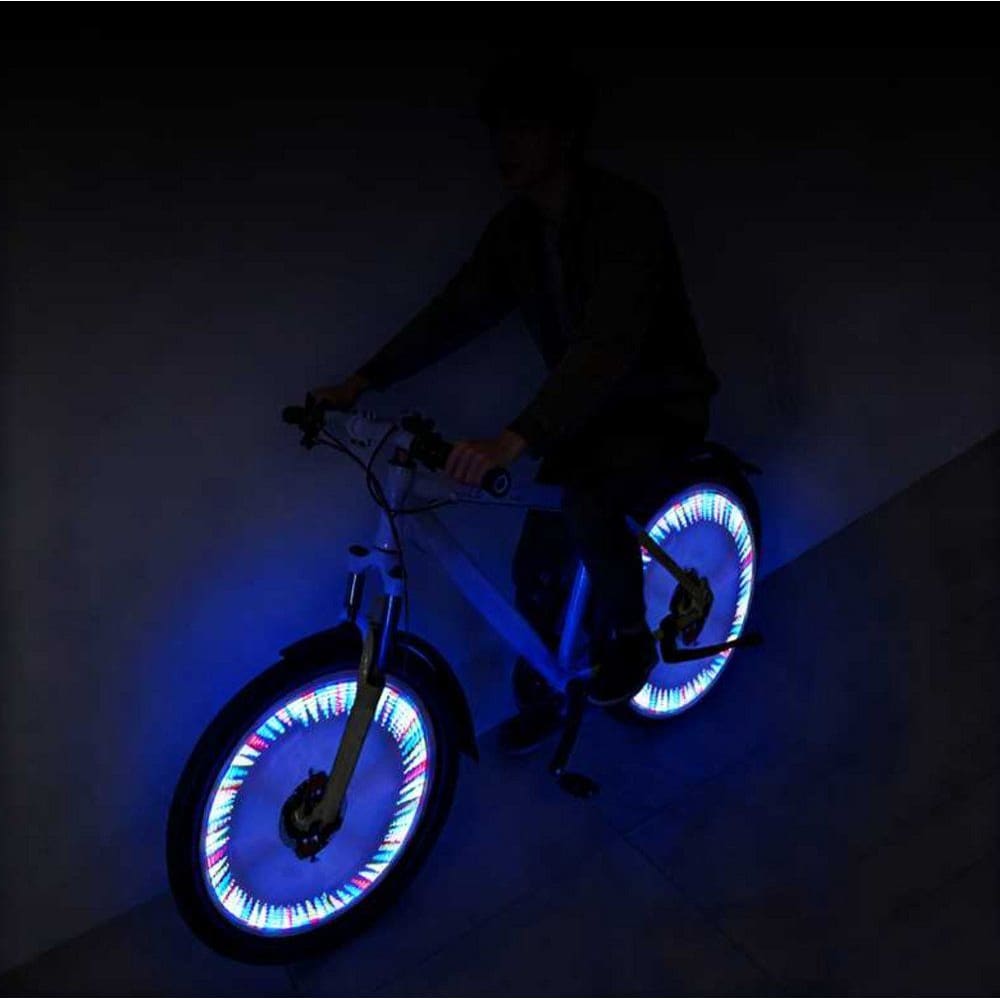 Egerbelysning til cykel / LED-lys til cykelejere / RGB-egerlys med bevægelsessensor