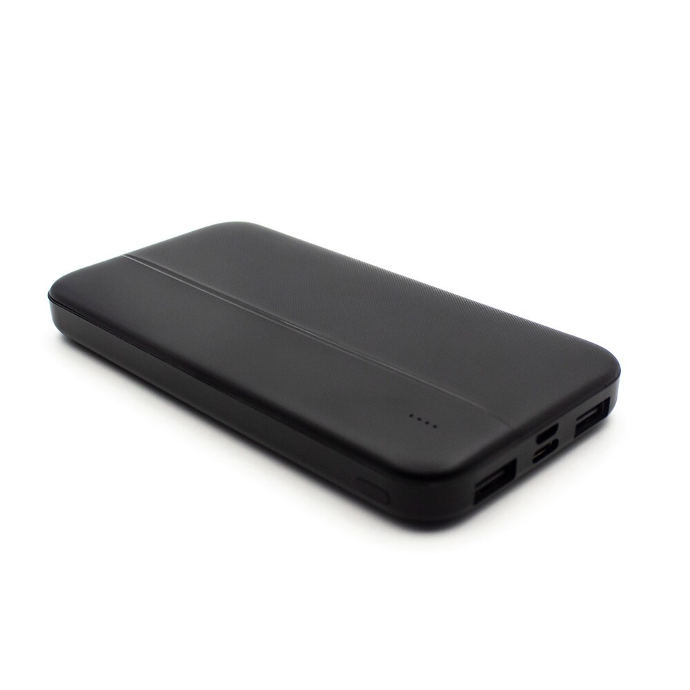 United PB2560 Powerbank 10.000 mAh / bærbar oplader med 2×USB-A, USB-C og Micro-USB