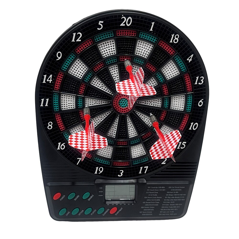 United EDG2671 elektronisk dartskive / dartspil med LCD og automatisk pointtælling