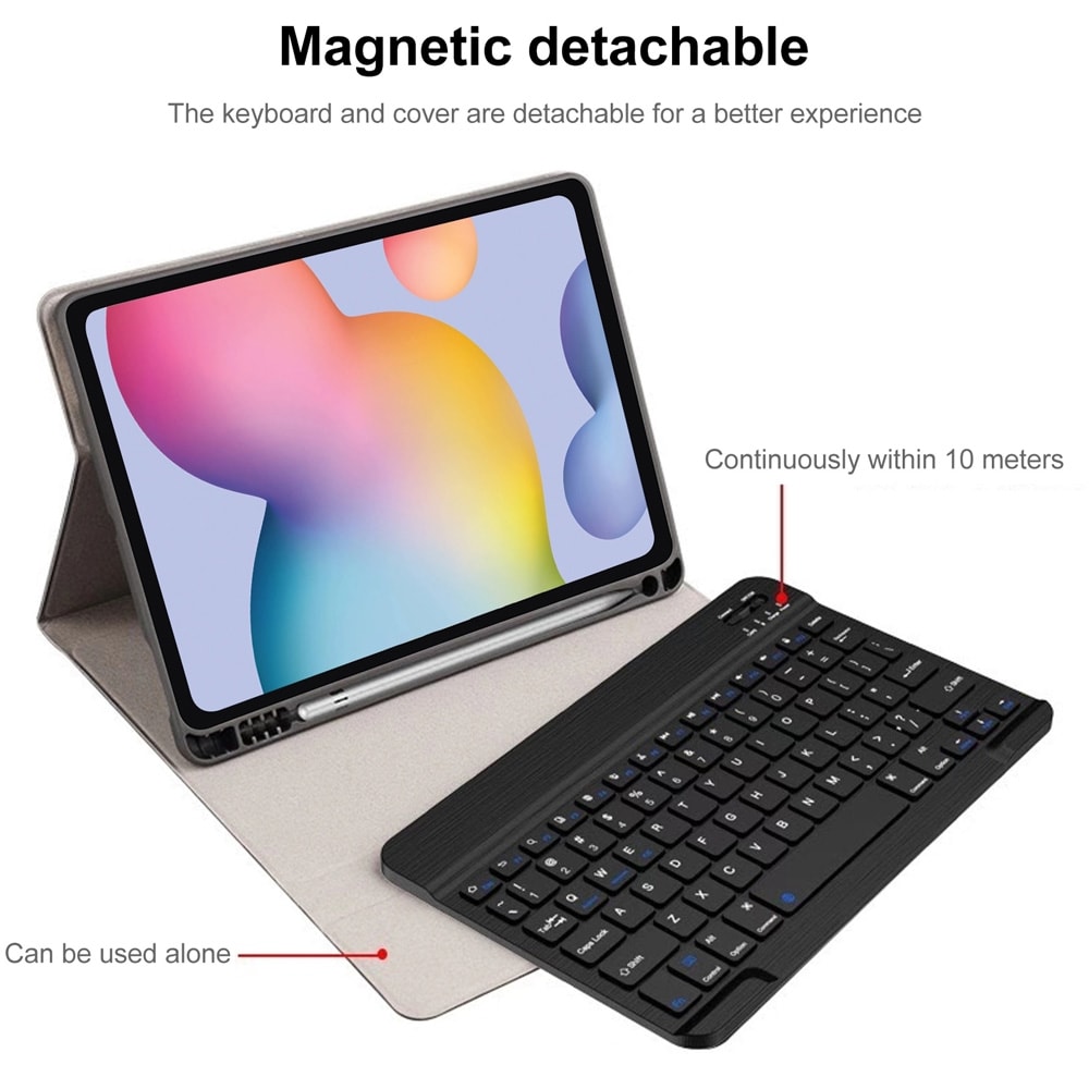 Tastaturcover til Samsung Galaxy Tab A9 Plus / Bluetooth-tastatur / Tablet-cover