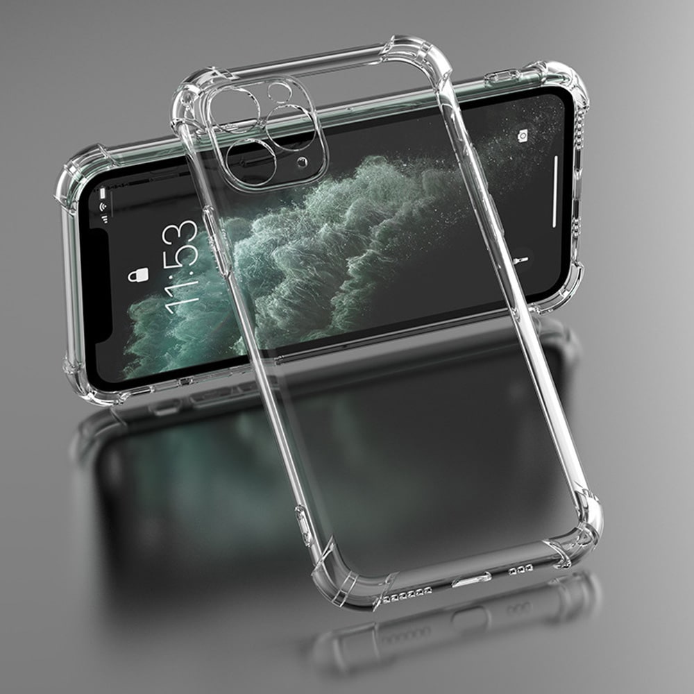 Tyndt beskyttelsesetui til iPhone 17 Pro / iPhone 18 Pro – Gennemsigtigt / Mobiletui / TPU-etui