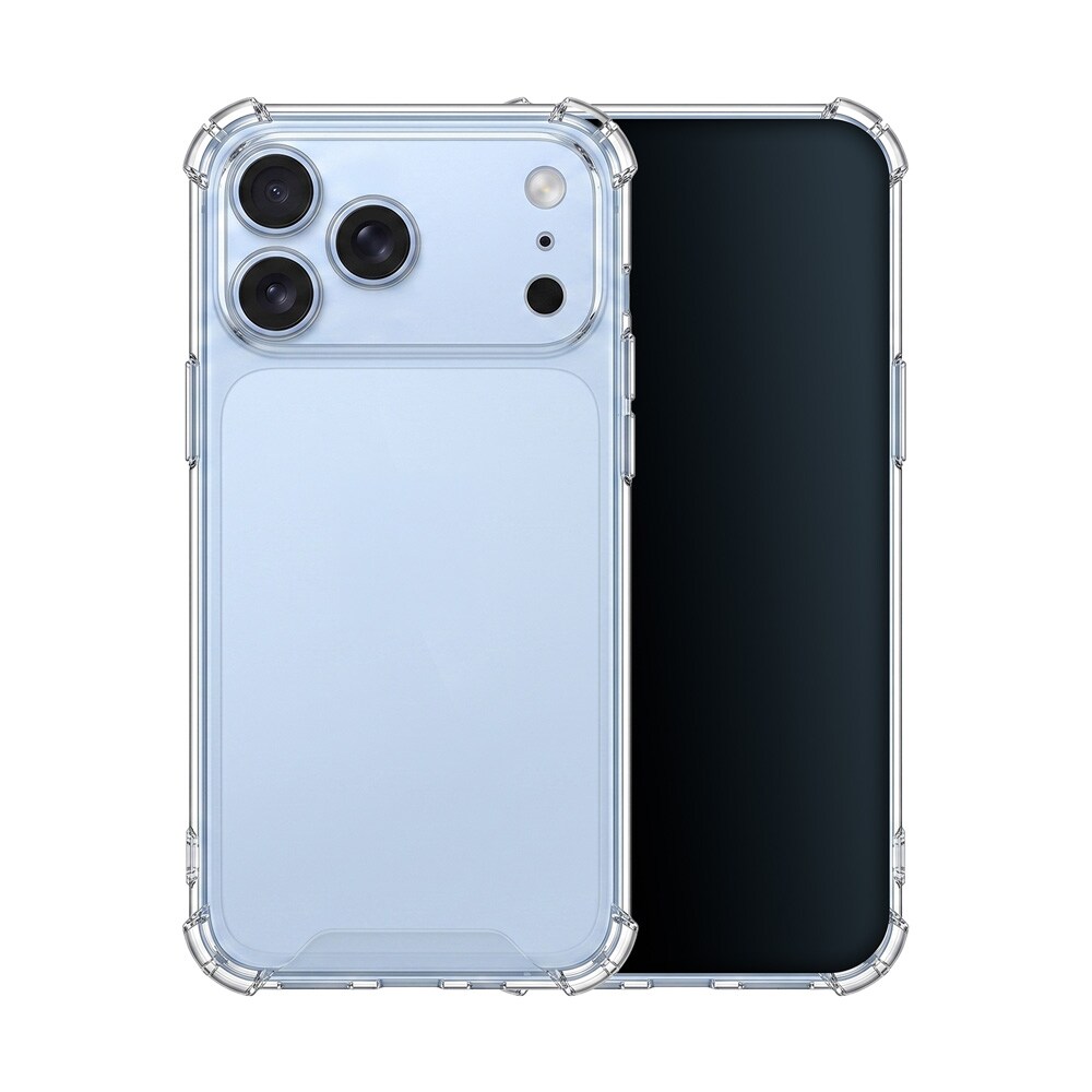Tyndt beskyttelsesetui til iPhone 17 Pro / iPhone 18 Pro – Gennemsigtigt / Mobiletui / TPU-etui
