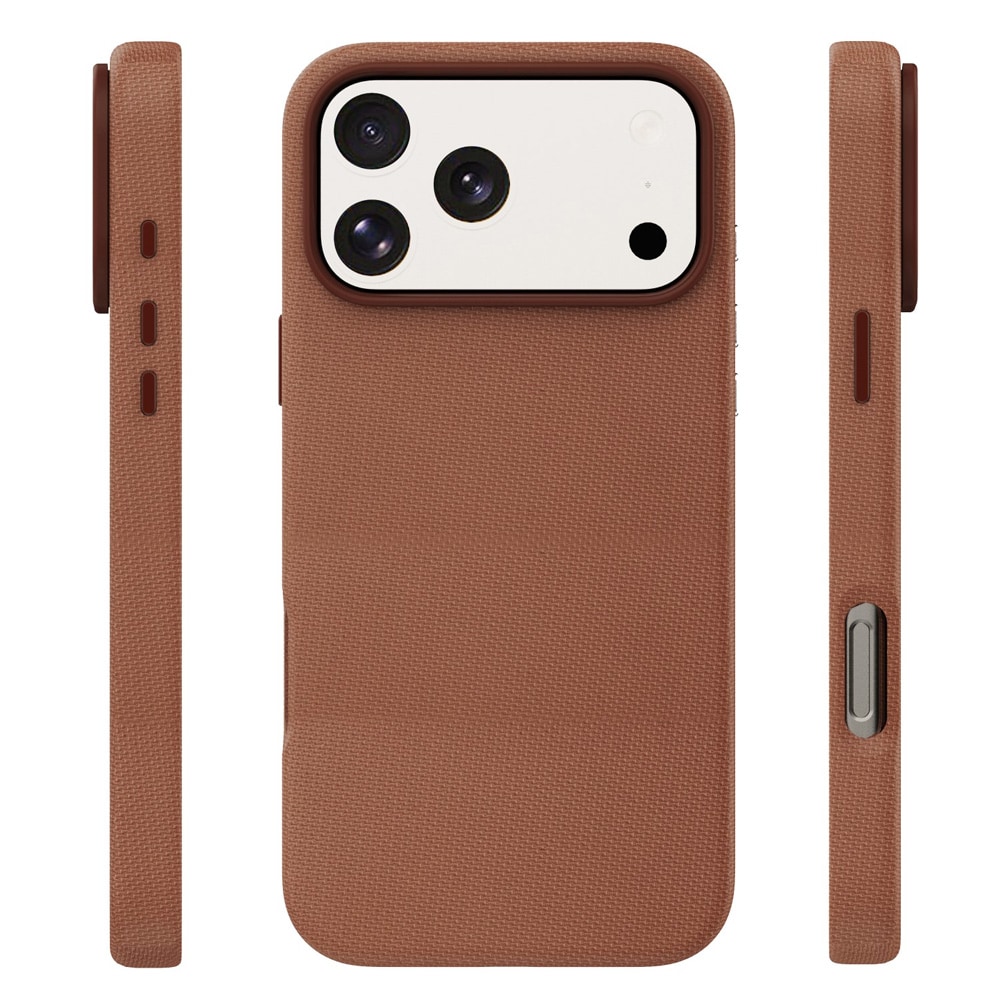 Etteri Elegant Mag-cover til iPhone 17 Pro / 18 Pro / MagSafe-cover / 3D-cover – Brun