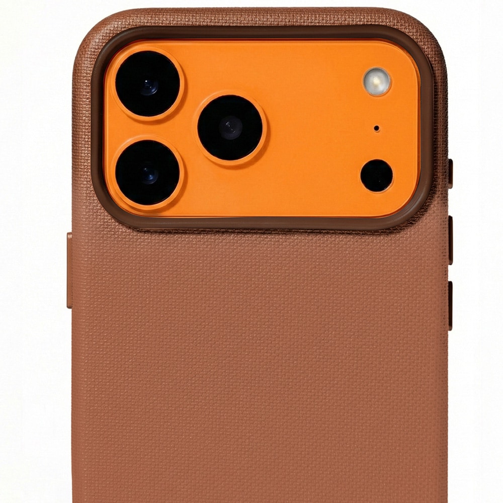 Etteri Elegant Mag-cover til iPhone 17 Pro / 18 Pro / MagSafe-cover / 3D-cover – Brun