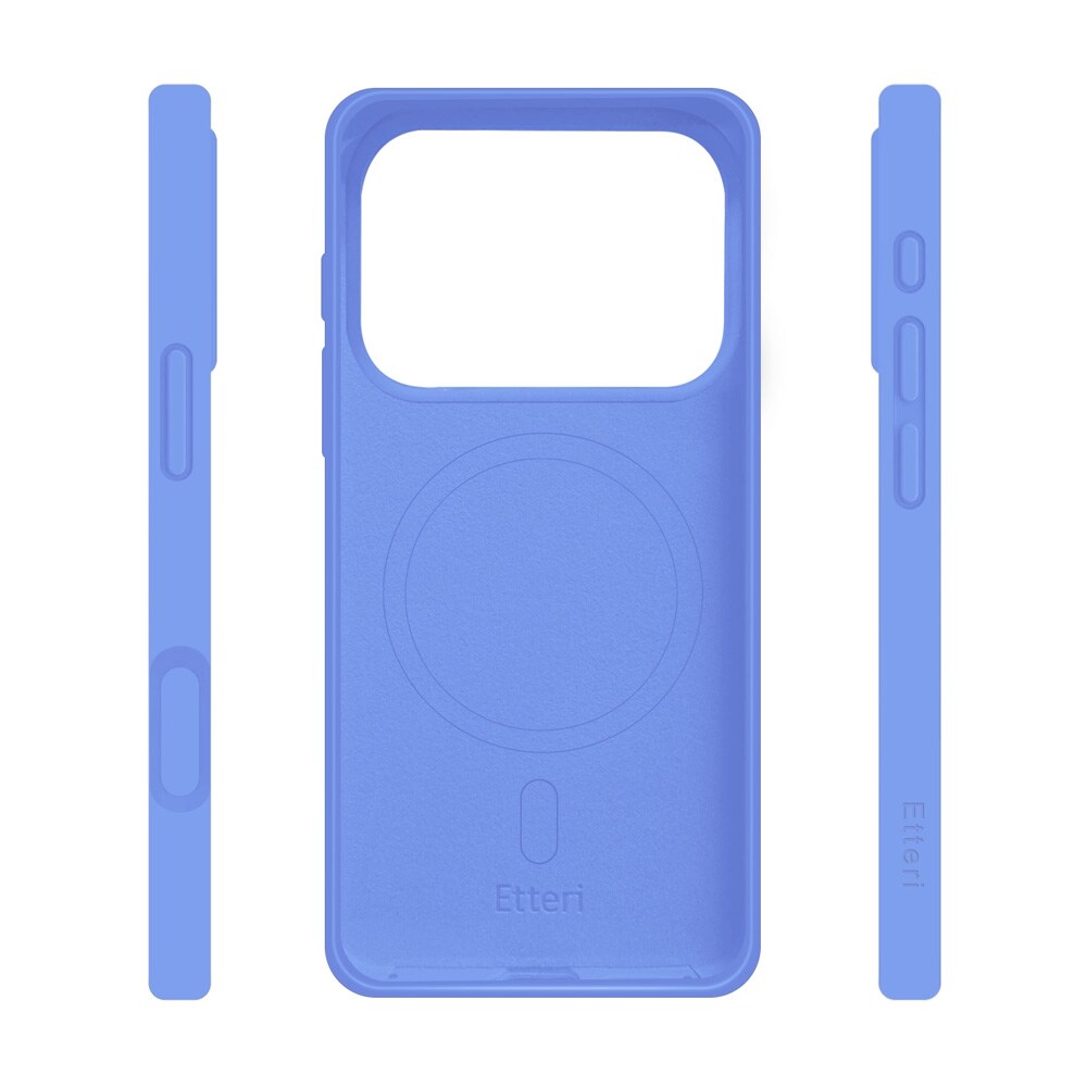 Etteri silikone MagSafe-etui til iPhone 17/18 Pro – Blå / Mag-etui / Silikoneetui