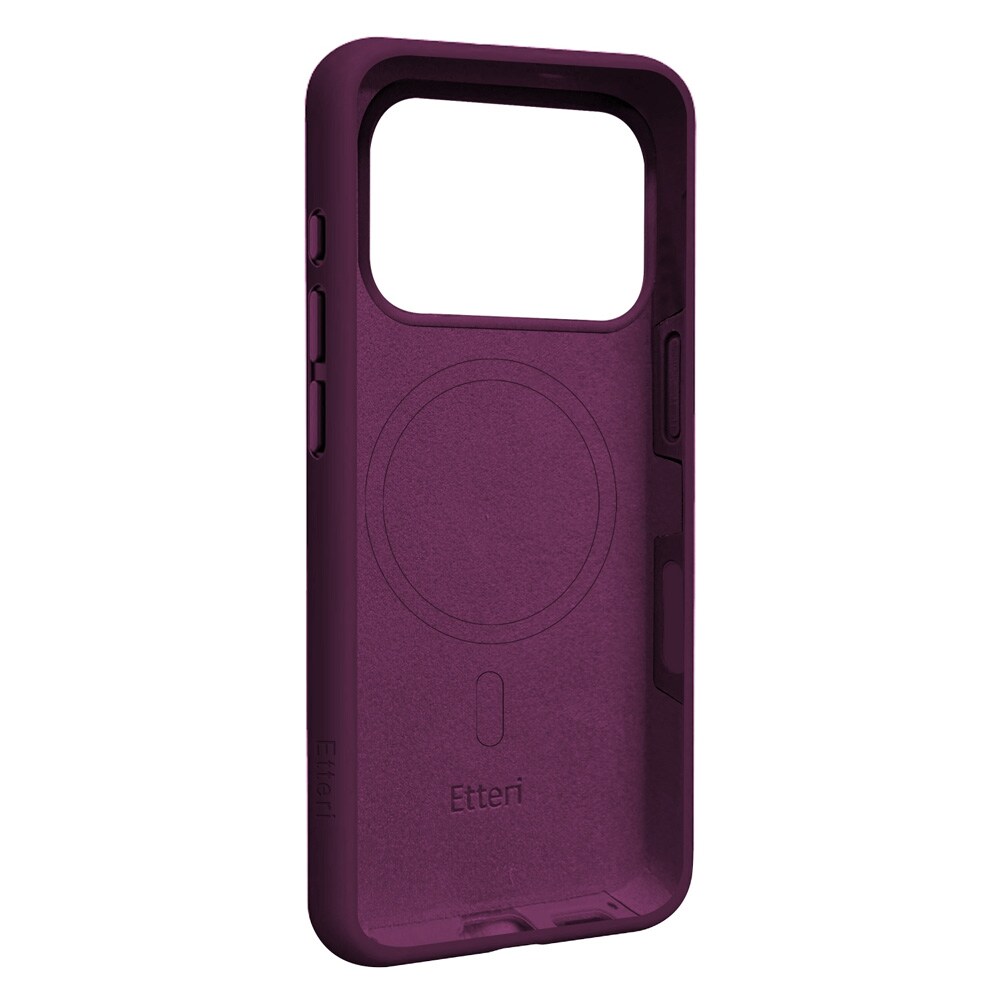 Etteri MagSafe-cover til iPhone 17–18 Pro Max – Svart – Silikonecover – Mobilcover