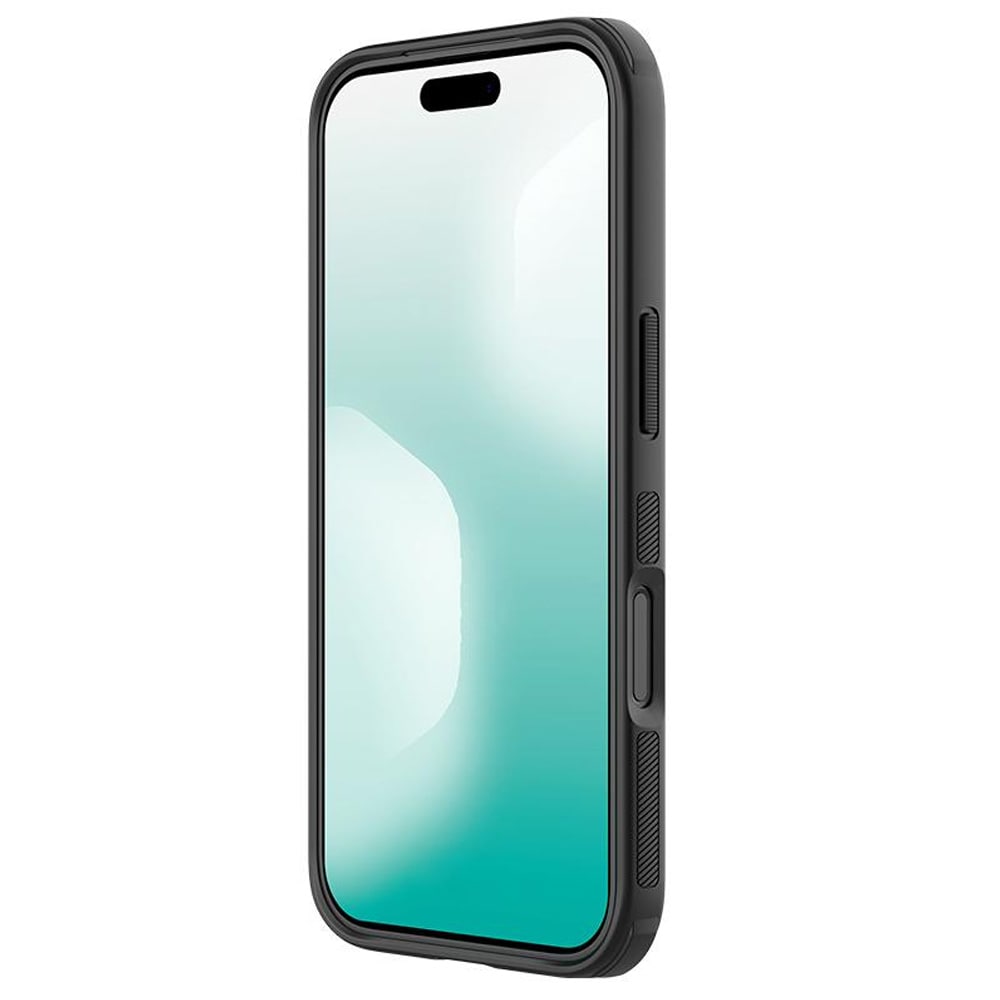 Nillkin Super Frosted Pro-cover i svart til iPhone 17/18 Pro / Mobilcover / Etui